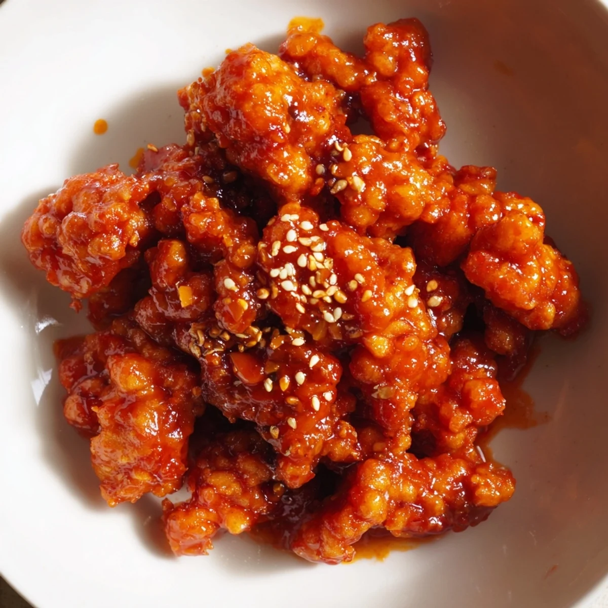 Spicy firecracker ground chicken bowls with crisp vegetables and glossy red sauce