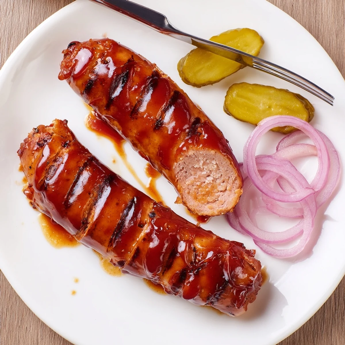 Smoky BBQ Sausage Recipe perfect for backyard cookouts, charred, juicy bites