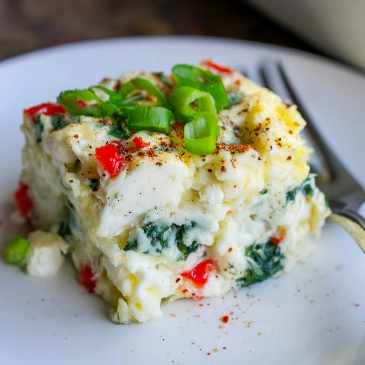 High Protein Egg White Bites With Cottage Cheese, fluffy and lightly golden, served warm