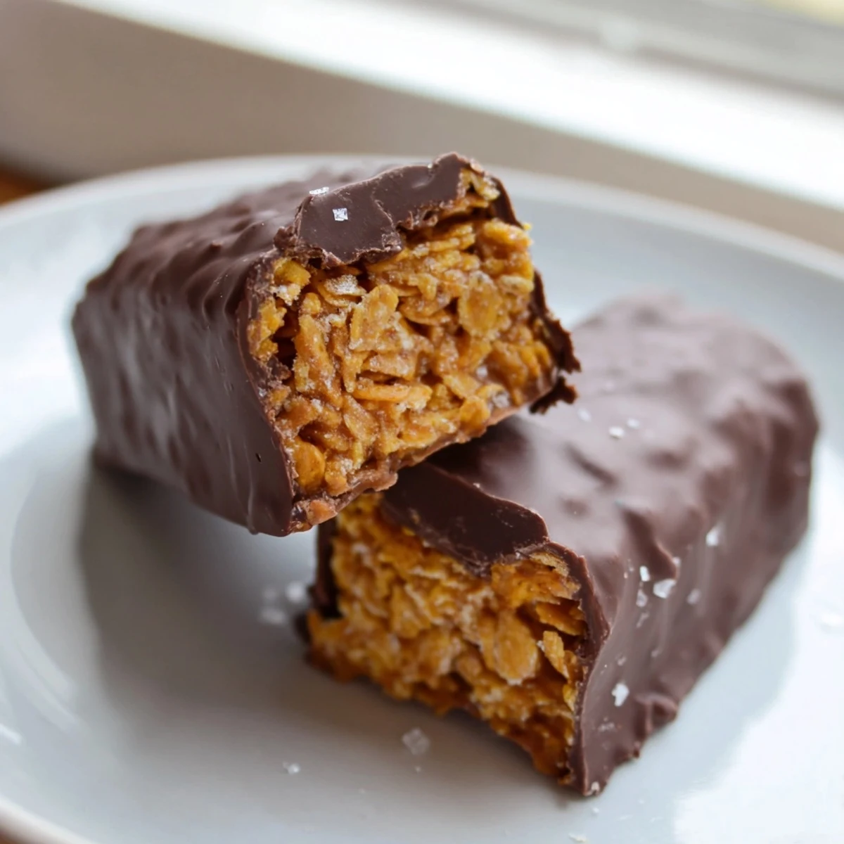 Homemade Dark Chocolate Butterfingers
