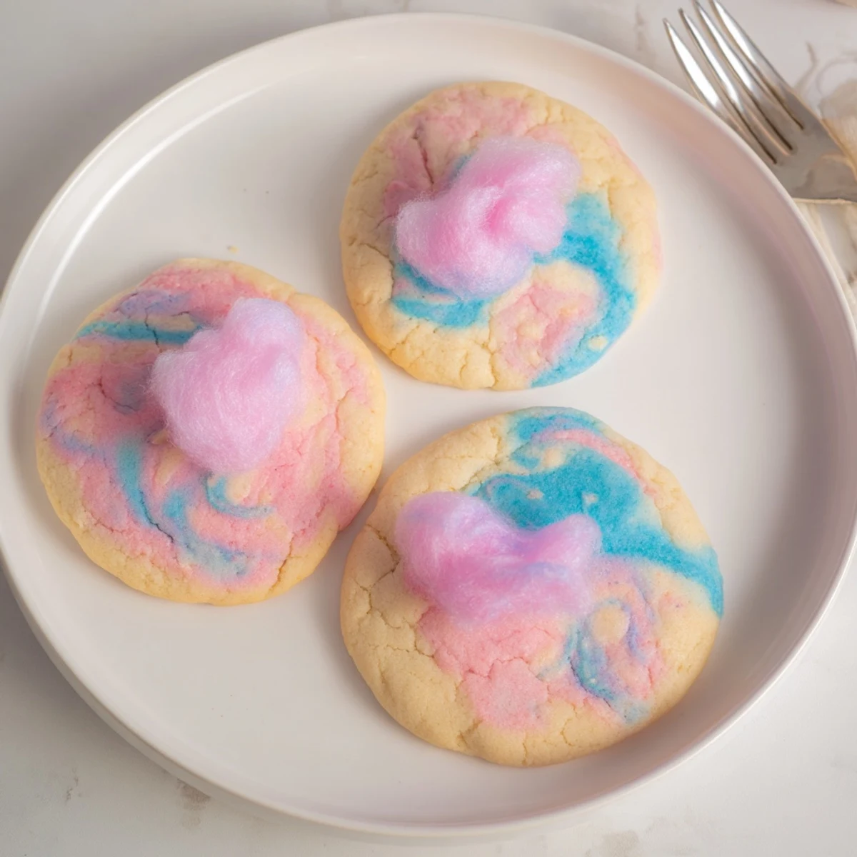 Cotton Candy Cookies