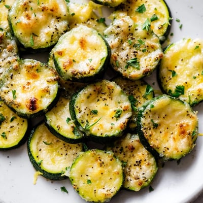 Lemon Pepper Parmesan Zucchini