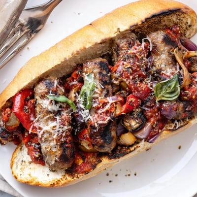 Grilled Sausage Grinders